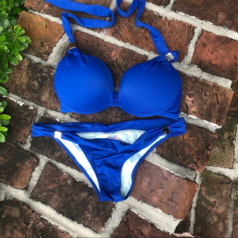 Victoria Secret royal blue bikini size 34D